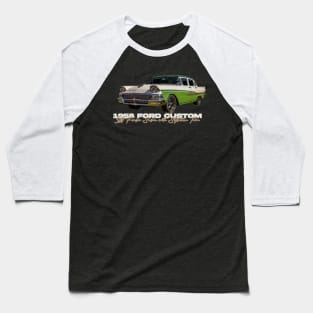 1958 Ford Custom 300 Fordor Sedan with Styletone Trim Baseball T-Shirt